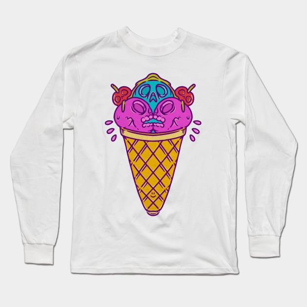 I Scream Long Sleeve T-Shirt by _twrecks_